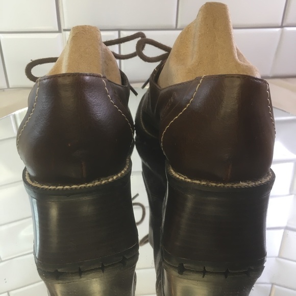 Predictions Brown Heeled Loafers Womens 6.5 - Picture 4 of 5